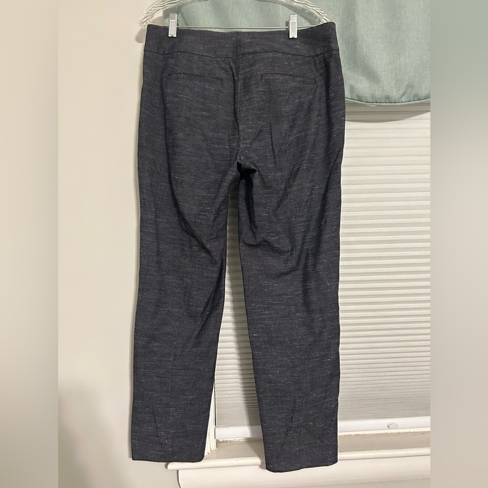 LOFT Dark Blue/ Denim Color Ankle Julie Pants - Picture 3 of 6